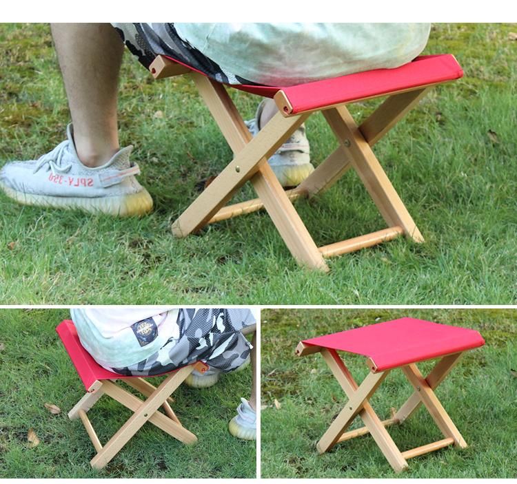 New High Quality Wooden Camping Chair