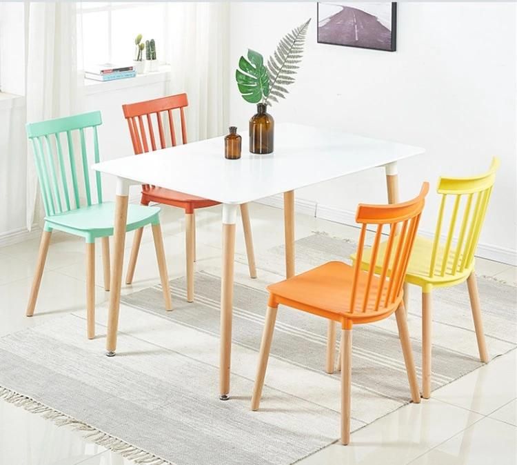 Leisure Bedroom Restaurant Hotel Meeting Plastic Seat Living Dining Room Training High Back Nordic Stackable Party Cafe Patio Dining Chair