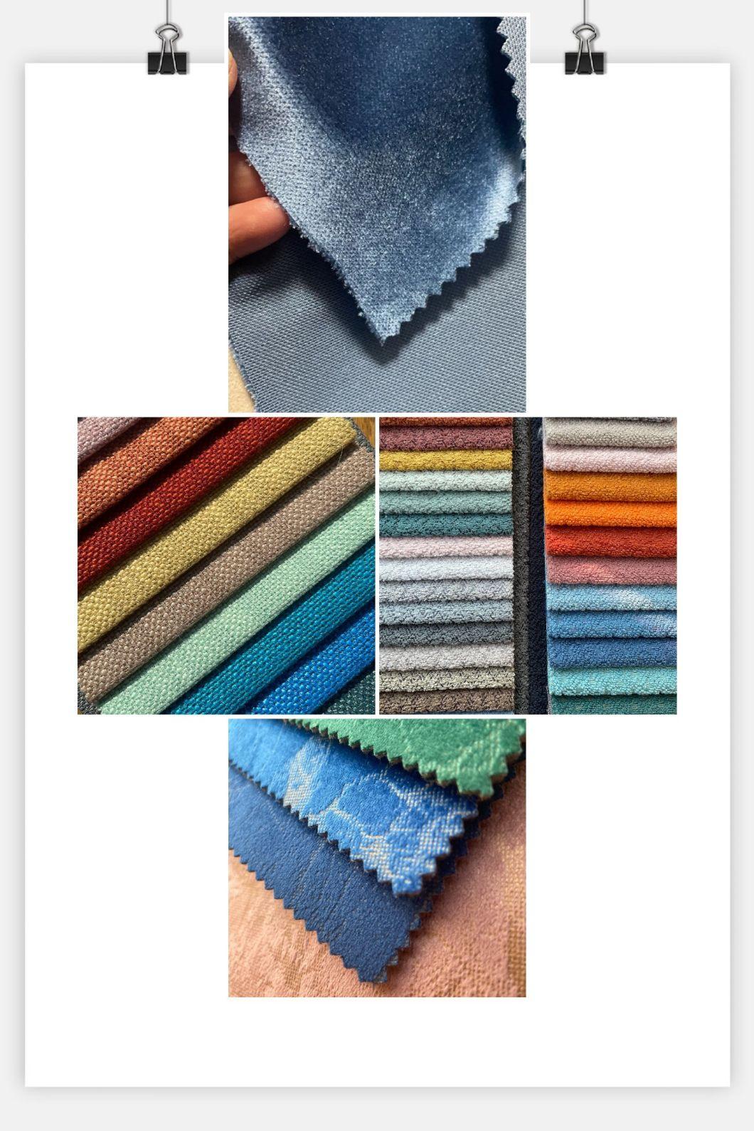 100%Polyester Couch Fabric Furniture Material Sofa Fabric Upholstery Cloth Linen Fabric (WH45)