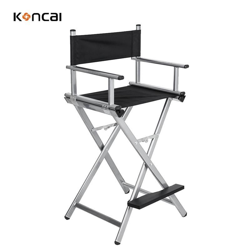 Professional Lightweight Aluminum Foldable Makeup Artist Chair Director Beauty Chair