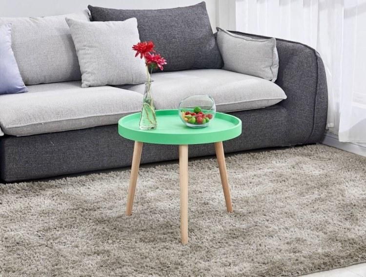 Latest Design Wooden Leg Leisure Tea Table Home and Hotel Customized Nordic Side Coffee Table