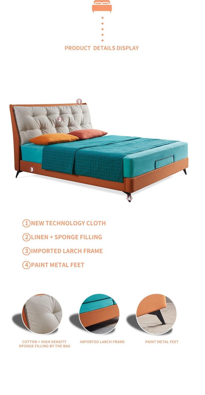 New Technology Fabric Bed Modern Bedroom Furniture