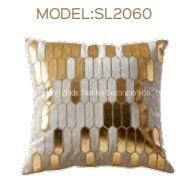 Home Bedding Shinny Golden Sofa Fabric Upholstered Pillow