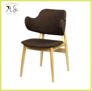 Modern Design Chair Fabric Back Rest Restaurant Wooden Chair