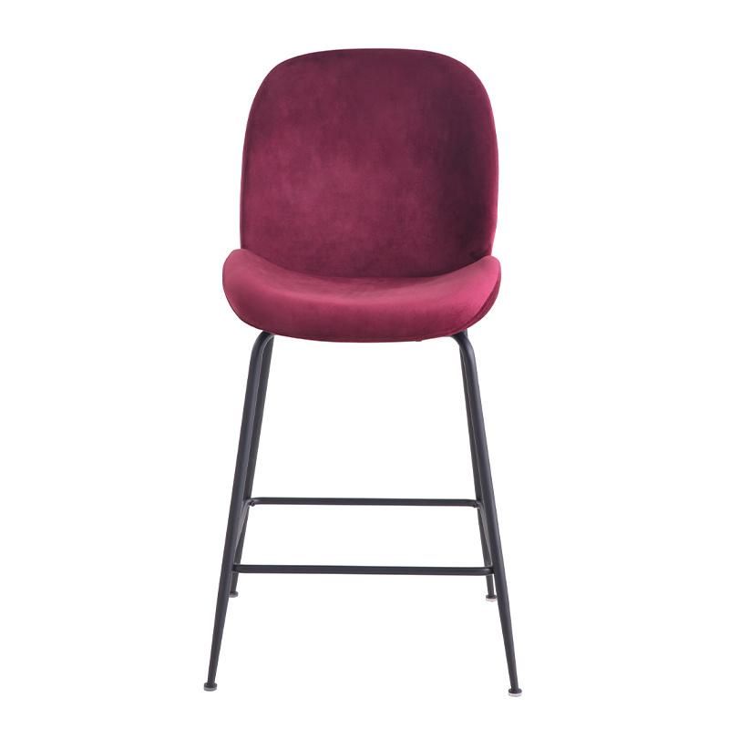 Modern Luxury PU Leather Swivel Bar Stool Adjustable Bar Chair with Hole on Back