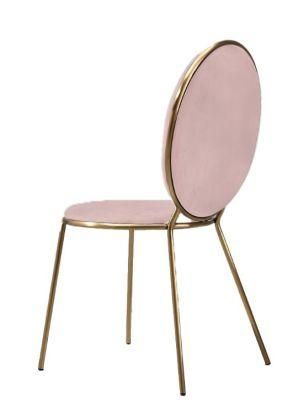 Modern Design Banquet Wedding Eventfurniture Velvet Dining Chair with Golden Legs