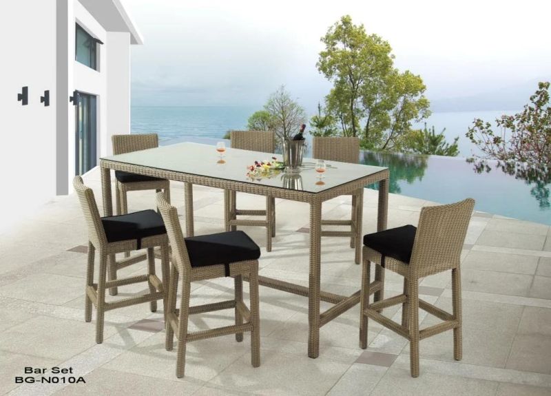 Foshan Factory Outdoor Furniture Bar Table and Bar Chair (BP-917)