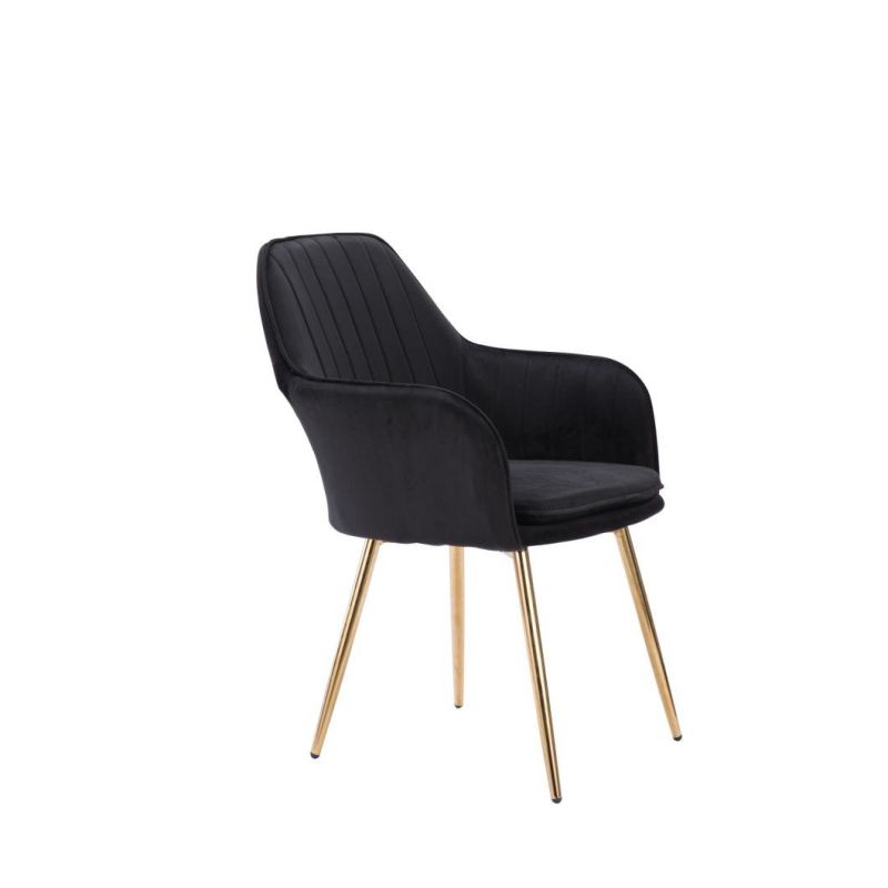 Hot Sale Velvet Dining Chair/Leisure Chair Safa Chair