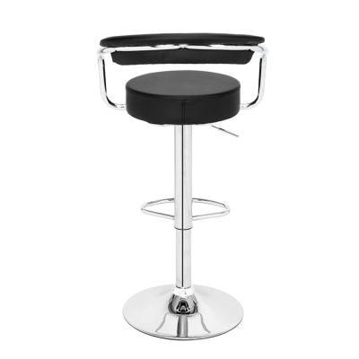 2021 Customized Indoor Bar Modern Stools PU Leather Metal Bar Chair Restaurant Bar Chairs