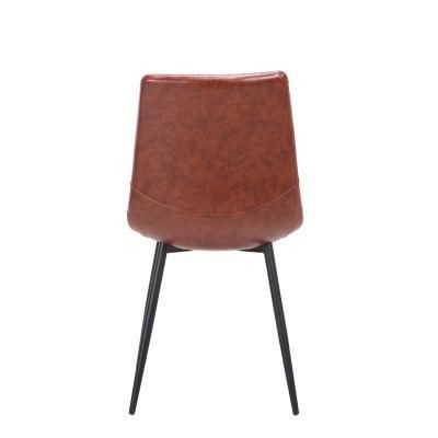 Wholesale Cheap High Quality Black Wooden Legs Soft Cushion Plastic Dining Chairs Online Kitchen Parson Dining Chairs Sale