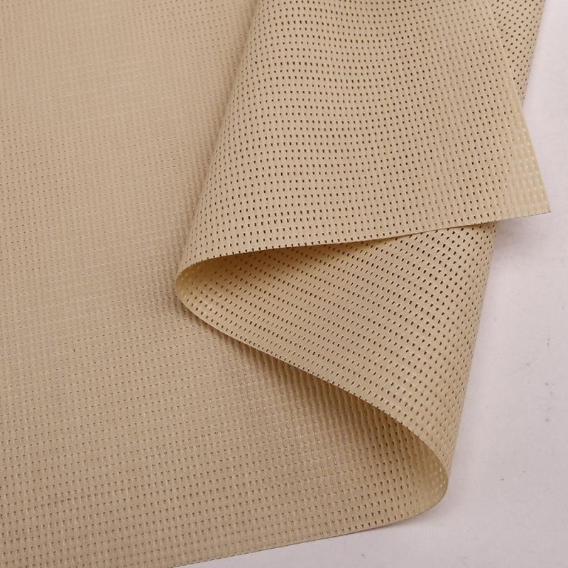 Beige Sunshade Mesh Fabric for Window Curtain Roller Blind