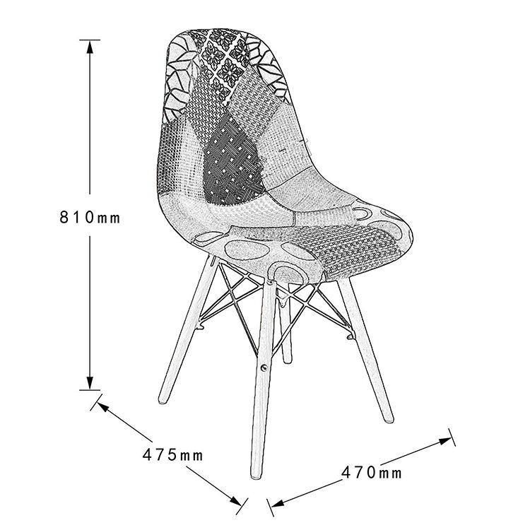 China Factory Contemporary Restaurant Furniture Modern Design Metal Dinner Velvet Leisure Fabric Dining Room Beech Leg Upholstered Dining Chair