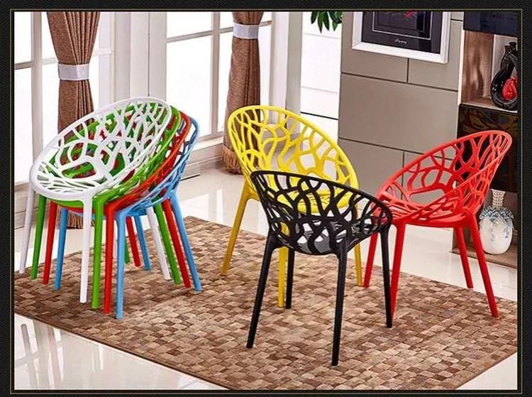 Elegant Stackable Garden Auditorium Chair Plastic Resin Visitor Waiting Chairs Party Chair Dining Plastic