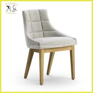 Modern Restaurant Furniture Cafe Timber Wood Upholstery Dining Chair