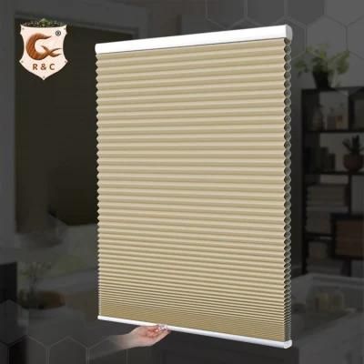 Light Filtering Wide Blade Fashion Motorized Honeycomb Cellular Roller Blinds