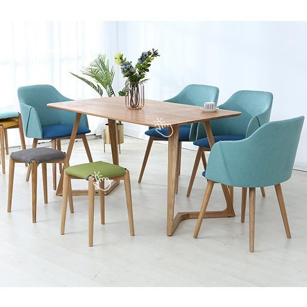 Fabric Soft Package Solid Wood Dining Chair