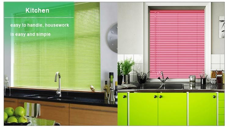 Vertical Blinds Curtain PVC Faux Wood Fabric Window Venetian