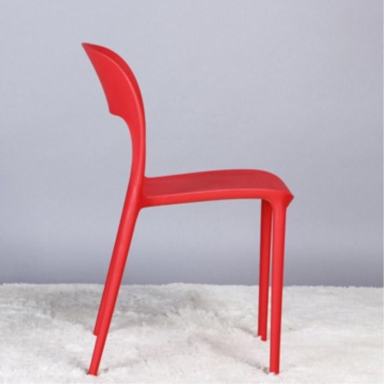 Europe Simple Design Home Furniture Chair Spacesaving Milano Hotel Restaurant Dining Room Plastic Dining Chair