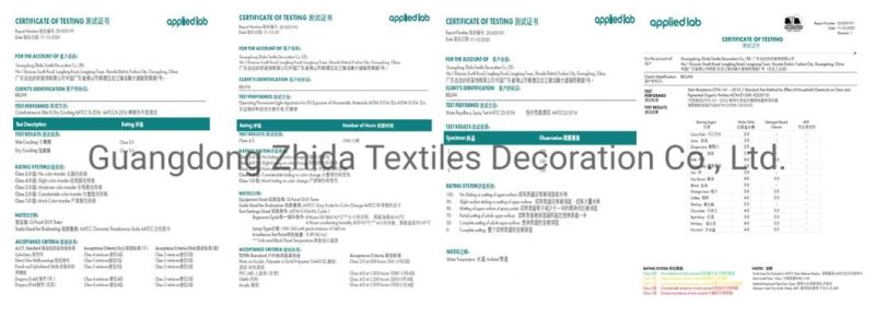 Zhida Textile 100% Polyester Chenille Sofa Furniture Fabric