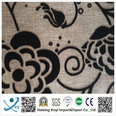 China Supplier Classical Fashion Soft Sofa Velvet Flocking Fabric