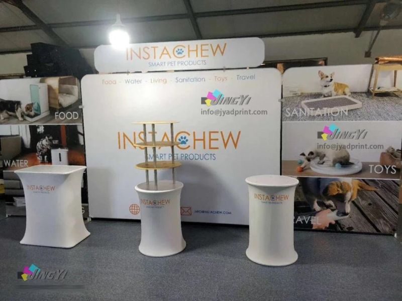 Aluminum Easy Tube Event Display Pop up Stand Sales Tradeshow Booth, Exhibition EZ Tube Tension Fabric Booth