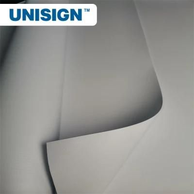 Unisign 0.38mm/550GSM White Fiberglass Curtain Fabric Roller Blinds Window Curtain 100% Blackout