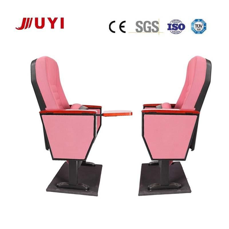 Factory Cheap Fashion 3D Cinema Chair Fabric Cover Cushion Seats Flame Resistant Motion Upholstered Writing Pad Chair Jy-612s