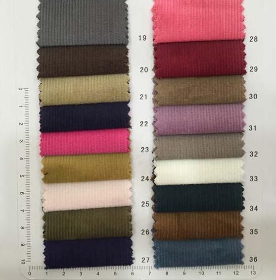 Corduroy Fabric Made of 100% Cotton or 97%Cotton 3%Spandex