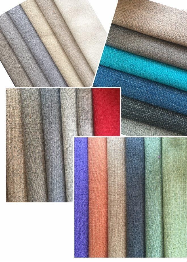 Finest Plain Linen Sofa Fabric (HL137)