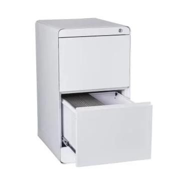 Wholesale 2 Drawer Metal Filing Cabinets Mobile File Storage Cabinet for Letter Legal A4 Paper