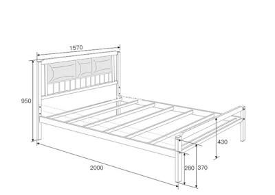 Dormitory Furniture Modern Children Bedroom Fabric Cushion Iron Base Bed