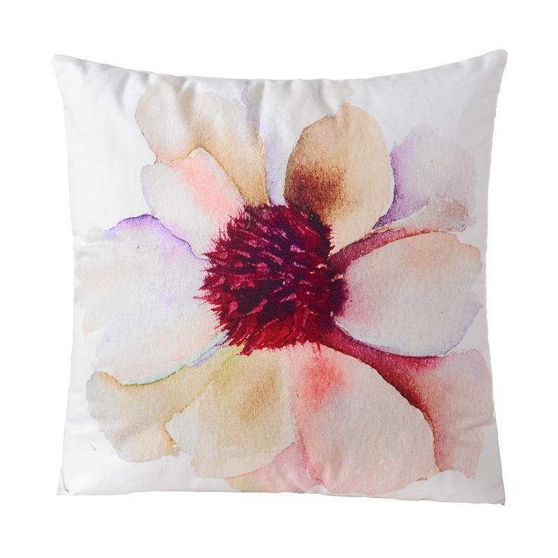 Digital Printing Flower Flamingo Throw Cushion Cover Sofa Cushion Cover