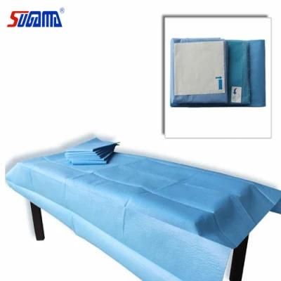 2021 Hot Selling Breathable Waterproof PP Nonwoven Bed Fabric Disposable Medical Hospital Bed Sheets