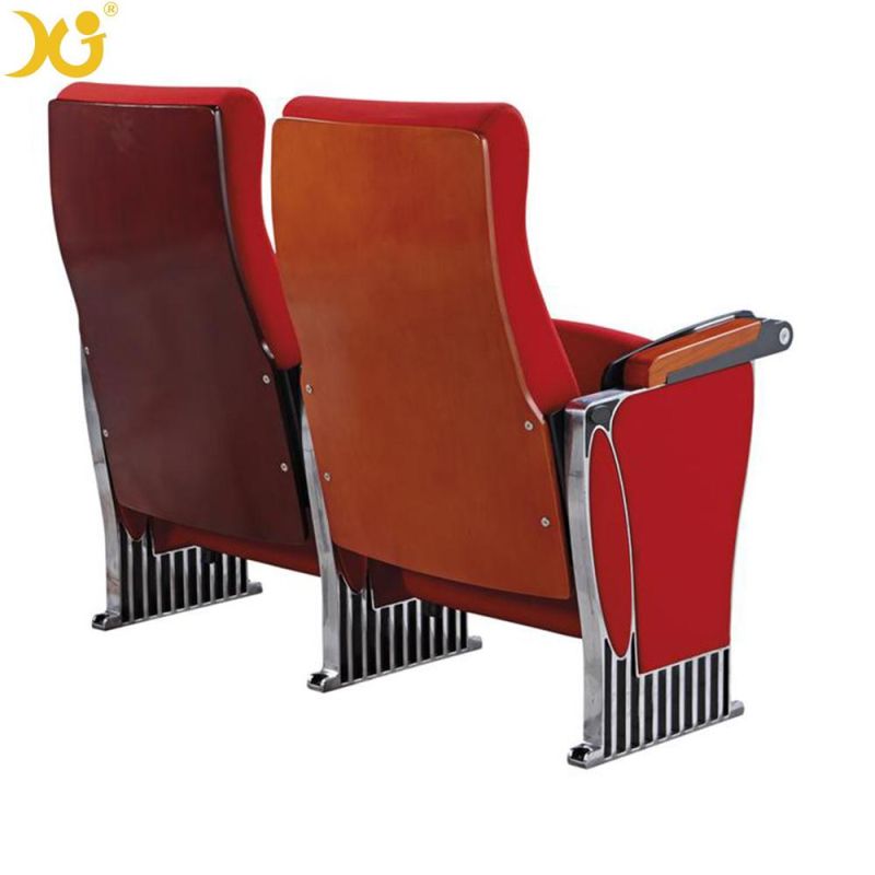 Factory Customized Auditorium School Conference Room Lecture Hall Seating Chairs with Folding Tablet