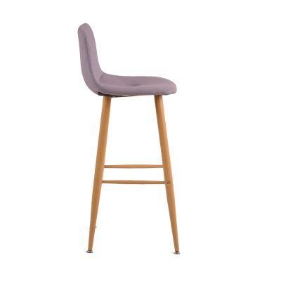 Modern Luxury PU Leather Swivel Bar Stool Adjustable Bar Chair with Hole on Back