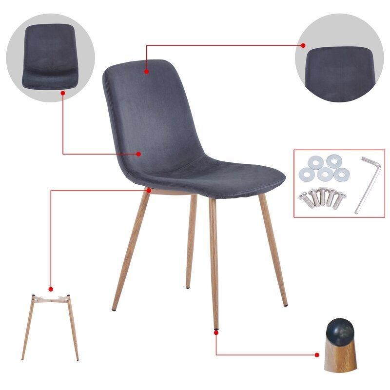 Wholesale Velvet Upholstered Side Chair Dining Room Chair