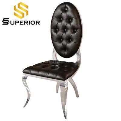 Indian Hotel Furniture Metal Frame Luxury Fabric Dining Room Chair