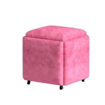 Home Living Room Furniture Stool Folding Stool White Time Living Room Magic Cube Stool Chair