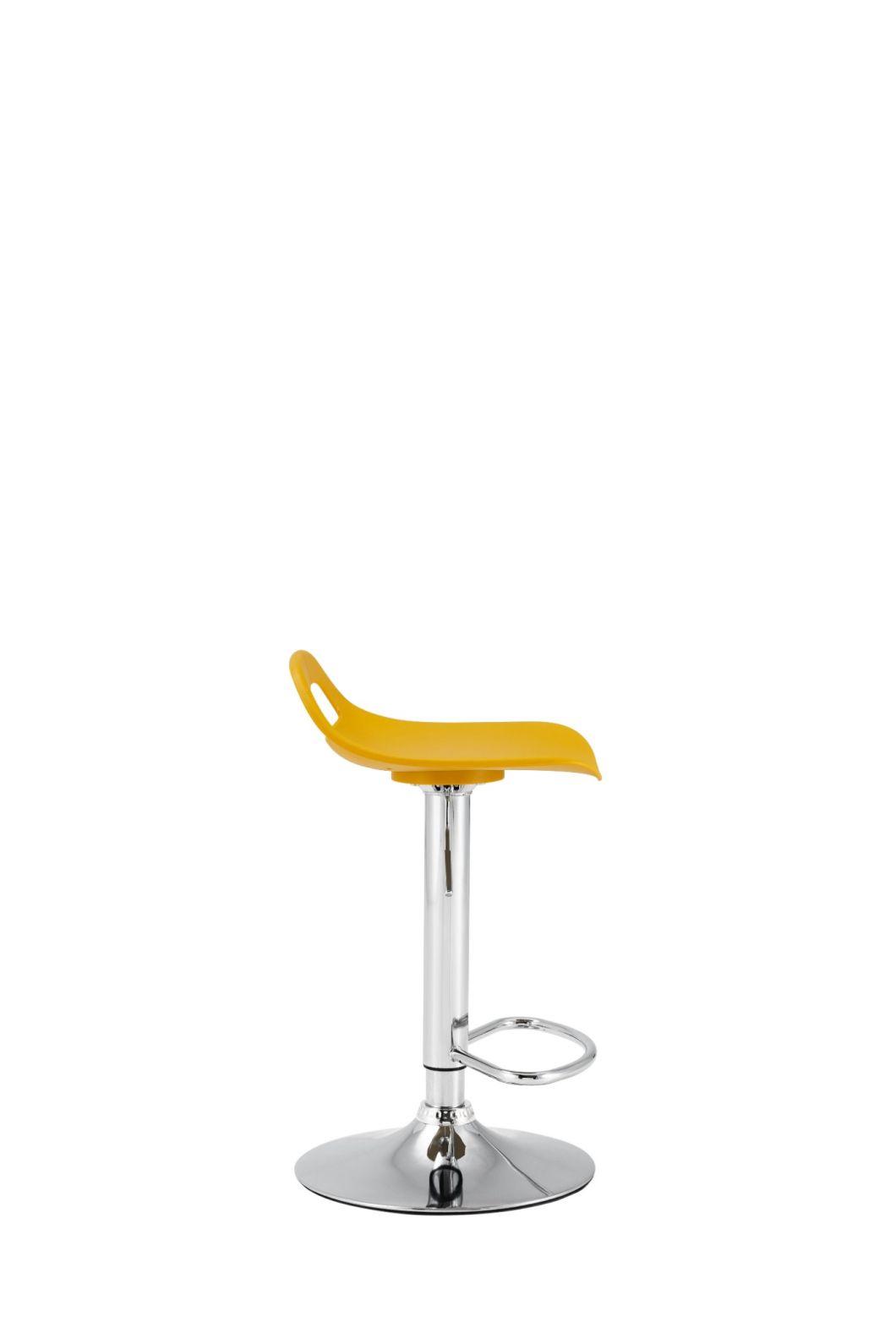 Bar Plastic Chair Plastic Bar Chair Modern Leisure Adjustable Bar Stool Plastic Spoon Bar Chair