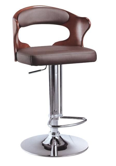 Modern New Design Wooden and Leather Leisure Bar Chair (SZ-BC321)