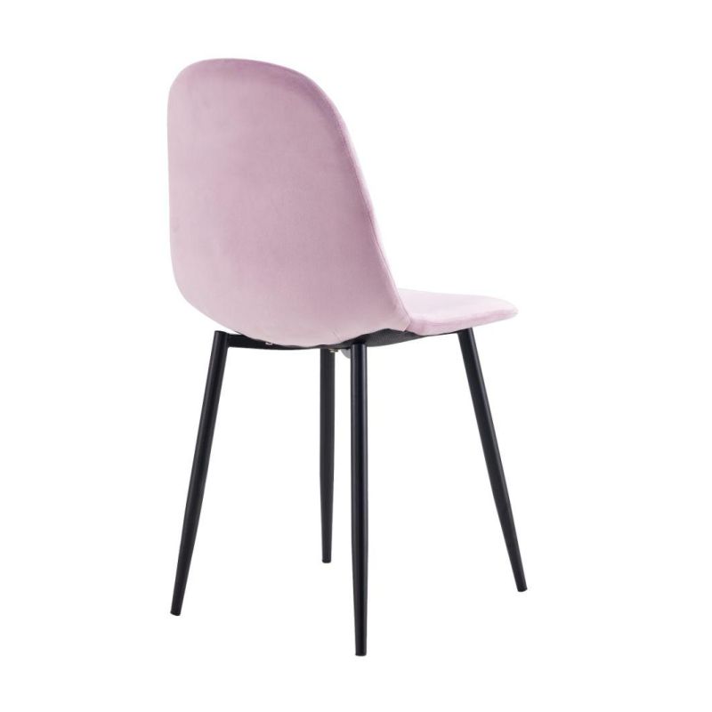 Free Sample Wholesale Luxury Comfortable Nordic Home Furniture Hotel Modern Lounge Metal Dining Chair with Armrest