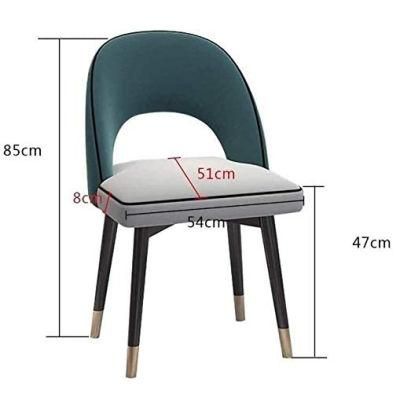 Wholesale Design Room Furniture Nordic Velvet Modern Luxury Dining Chairs