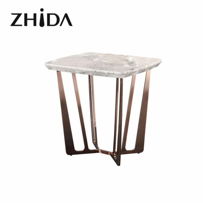 Zhida Living Room Marble Top Modern Designer Coffee Table