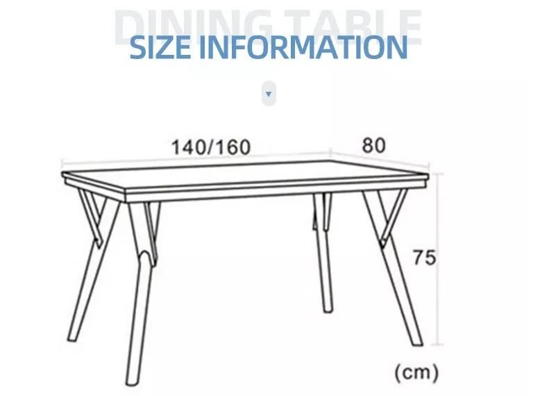 Furniture Modern Furniture Table Home Furniture Wooden Furniture Nordic Modern Design House Restaurant Room Furnitures Wooden 6 Seater Dining Table Set