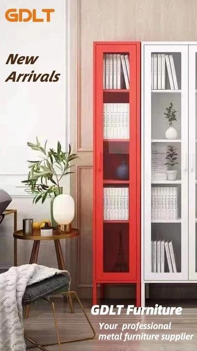 Wall Foldable Cabinet Metal Storage Cabinets with 2 Doors, Lockable Steel Cabinet with Adjustable Shelf, Great for Garage