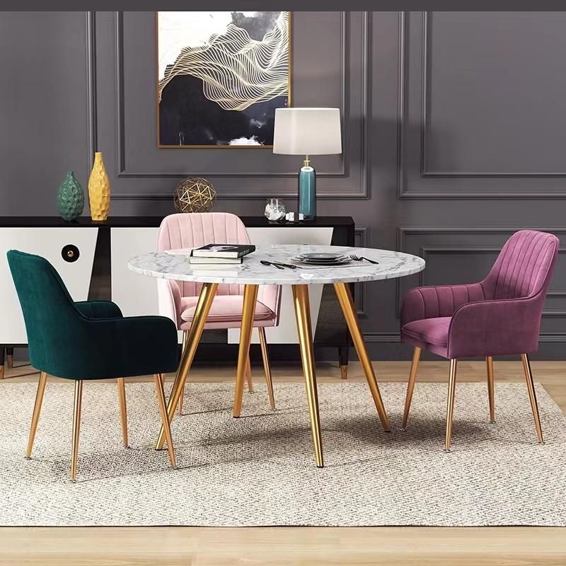 Modern Designed Velvet Dining Chair Velvet Chair Luxury