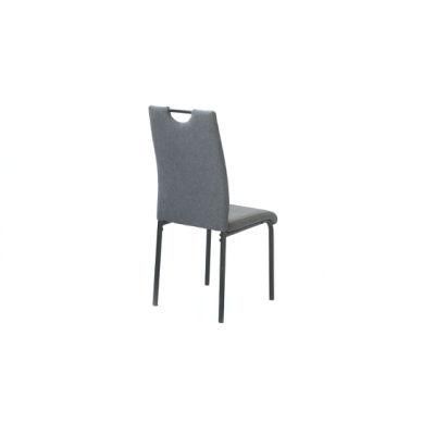 Wholesale Office Home Furniture Fabric Seat Dining Chair with Metal Legs