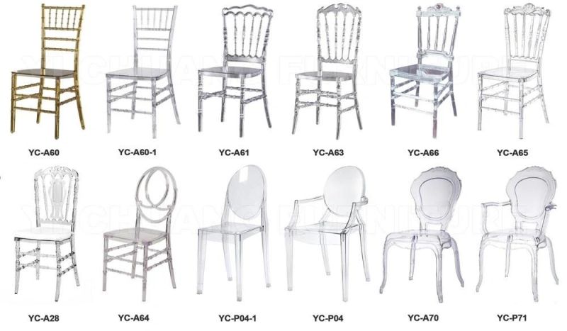 Hyc-P23 Hot Sale Wedding Resin Event Chair Stackable