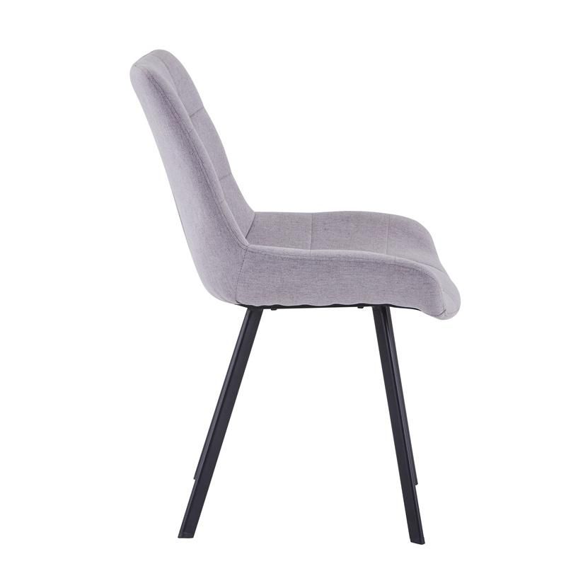 Wholesale Modern Luxury Fashion Classic Soft Fabric Upholstery Cafe Dining Chair