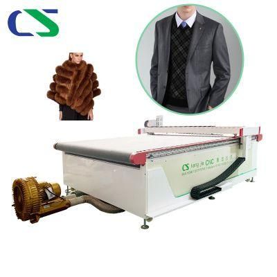 Factory Price Kj1625 Automatic Oscillating Knife Cutter Garment Sofa Leather Fabric Cutting Machine Ce Certificate